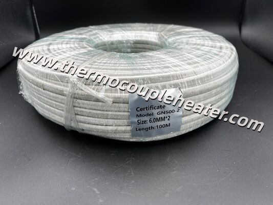 320°C Cabo de alta temperatura: 2 x 6 mm2 Condutor multicondutor de cobre-níquel