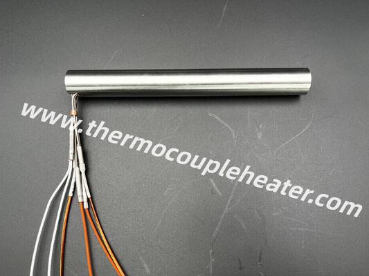 Aquecedores microtubulares com 2 zonas de aquecimento independentes para controlo de temperatura separado