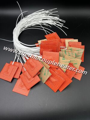 Pad de aquecimento de borracha de silicone de material premium de tamanho personalizado com termostato incorporado de 105 ° C