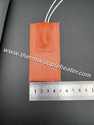 Pad de aquecimento de borracha de silicone de material premium de tamanho personalizado com termostato incorporado de 105 ° C