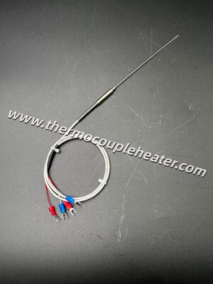 1.0mm Ultra-Fino Mineral Isolado PT100 RTD Sensor 4-Wire Alta Precisão para Espaços Confinados
