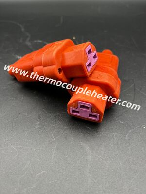 Conector feminino de 3 pinos de silicone para aquecedores eléctricos industriais