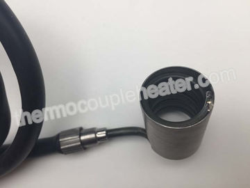 Calefatores de bobina quentes blindados do corredor com tipo par termoelétrico e cabo preto de J do silicone