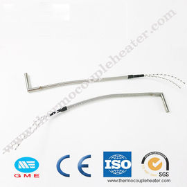 calefator bonde do cartucho de 100W 110V com fio de ligação 203mm do ângulo para a maquinaria plástica