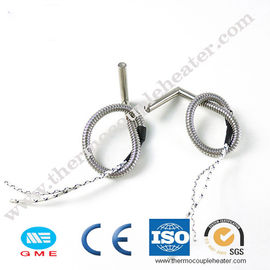 calefator bonde do cartucho de 100W 110V com fio de ligação 203mm do ângulo para a maquinaria plástica