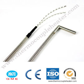 calefator bonde do cartucho de 100W 110V com fio de ligação 203mm do ângulo para a maquinaria plástica