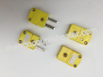 Mini tipo termoplástico homem do conector de par termoelétrico de K e mini tamanho fêmea