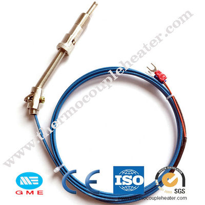 Choque o par termoelétrico do estilo da flange K da ponta de prova da prova SS304