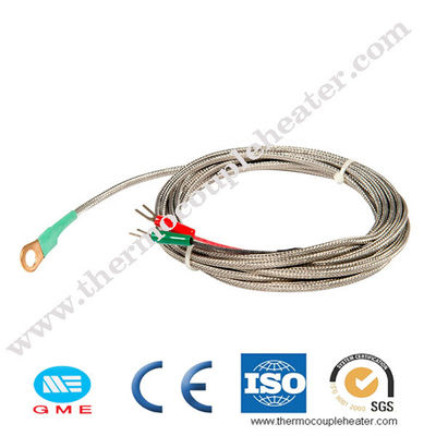 Choque o par termoelétrico do estilo da flange K da ponta de prova da prova SS304