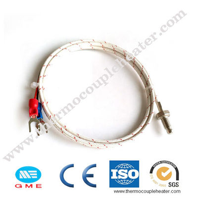 Choque o par termoelétrico do estilo da flange K da ponta de prova da prova SS304