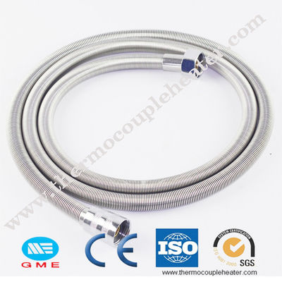 Mangueira de chuveiro de aço inoxidável flexível 14mm da mola de 1,5 medidores