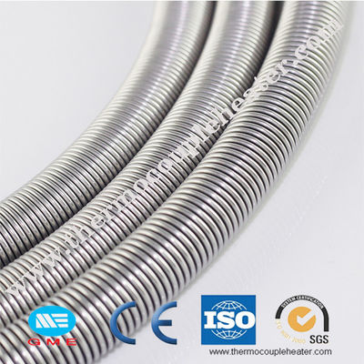 Mangueira de chuveiro de aço inoxidável flexível 14mm da mola de 1,5 medidores