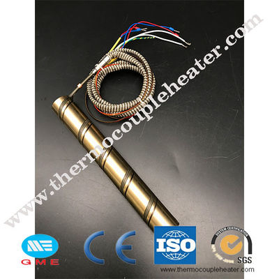 Corredor quente pressionado no calefator de bobina de bronze 220v 230v 240v com par termoelétrico