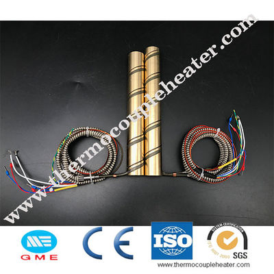 Corredor quente pressionado no calefator de bobina de bronze 220v 230v 240v com par termoelétrico