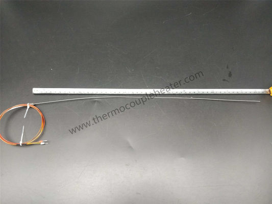 Ponta de prova de par termoelétrico 1.5x500mm do fio de ligação do Kapton com zona plástica da transição