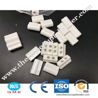 esteatite que abriga o bloco de terminais cerâmico para o calefator flexível tubular