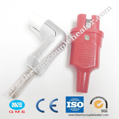 Tipo tomadas de alta temperatura do ângulo do silicone para calefatores