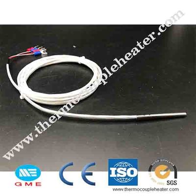 Sensor de temperatura PT100 do par termoelétrico do fio IP68 3