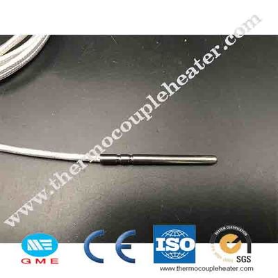 Sensor de temperatura PT100 do par termoelétrico do fio IP68 3