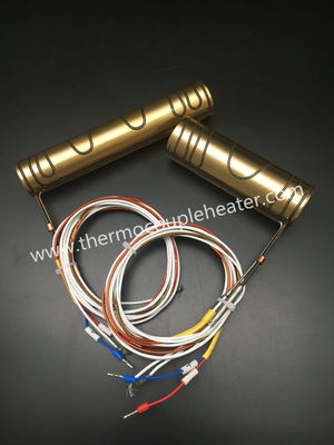 Calefatores de bobina de bronze do resistor de Microtubular para a indústria plástica da injeção