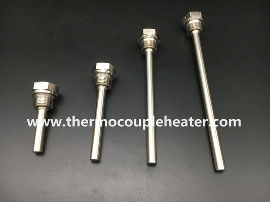 Par termoelétrico de solda Thermowell da linha da flange para a ponta de prova introduzida do sensor de temperatura
