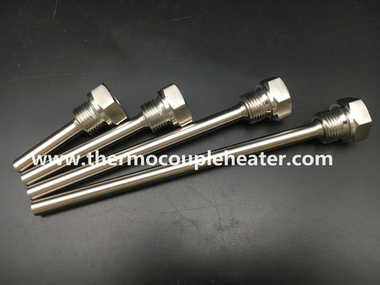 Par termoelétrico de solda Thermowell da linha da flange para a ponta de prova introduzida do sensor de temperatura