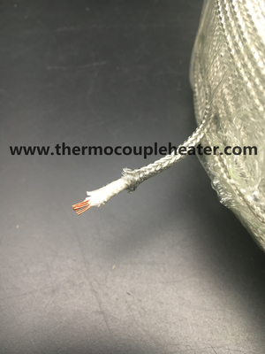 A fibra de vidro de alta temperatura do cabo isolou com Mesh Protection de aço inoxidável