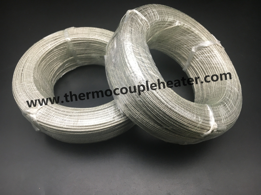 A fibra de vidro de alta temperatura do cabo isolou com Mesh Protection de aço inoxidável