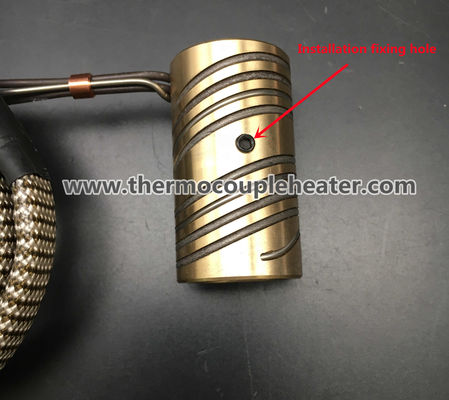 Diâmetro de fio de aquecimento de bronze 1.8mm de Mini Tubular Resistor Coil Heater