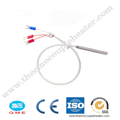 Sensor de par termoelétrico de aço inoxidável Ip68 industrial da RTD Pt100 da ponta de prova impermeável