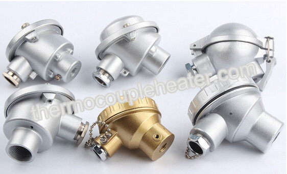 Industrial Usage Aluminum Alloy Thermocouple Connection Head In Different Type