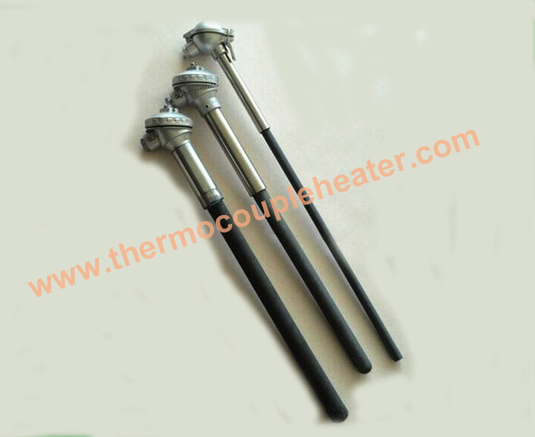 0~1600C S Type Thermocouple Temperature Sensor Rtd With Ceramic Protection