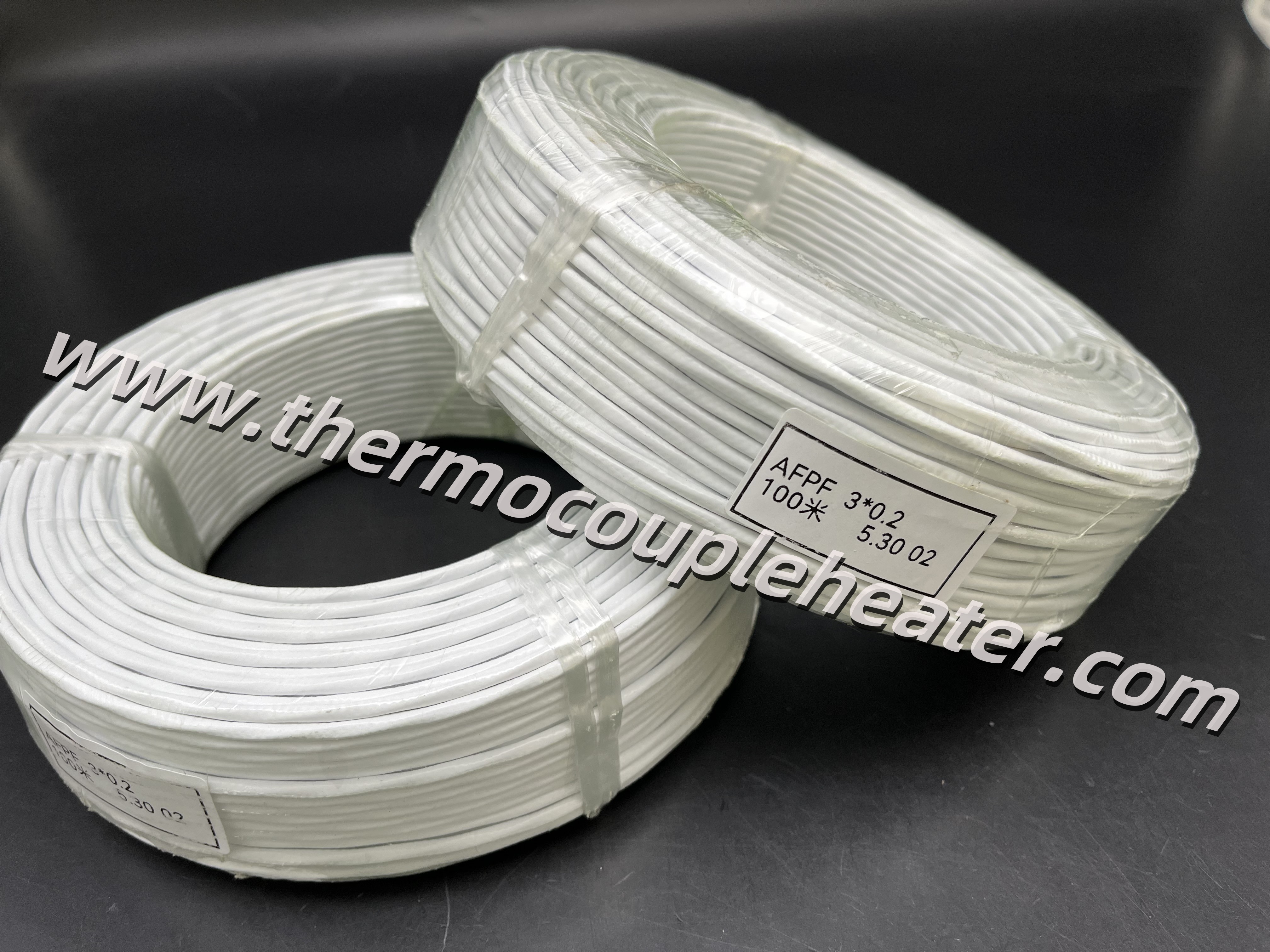 Pt100 RTD Extension Cable With Teflon Insulation And SS Braided Shielding