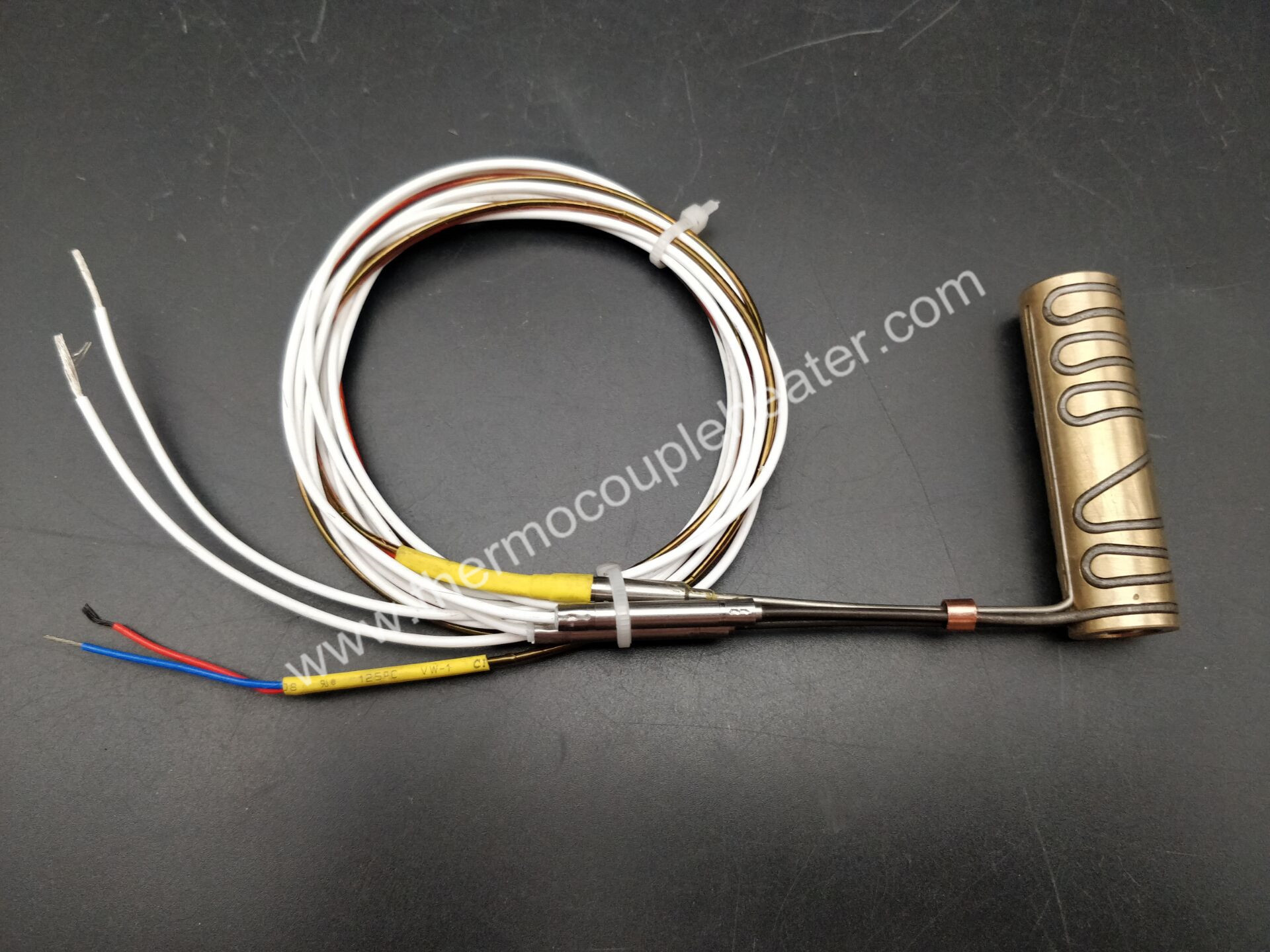 Brass Hot Runner Nozzle Heater With Builtin Thermocouple
