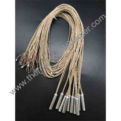 Aquecedores de cartuchos elétricos personalizados com termocouple incorporado