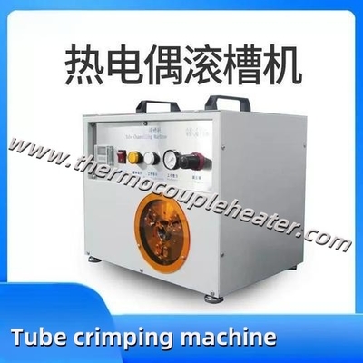 Equipamento de produção de termopares Tubos SS Máquina automática de laminação de ranhuras