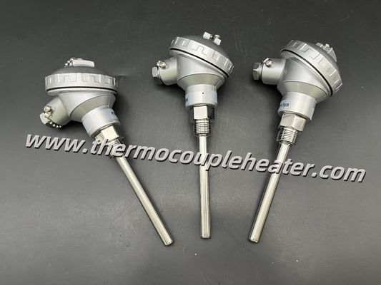 Sensor de temperatura PT100 RTD / termocouple com transmissor 4 ~ 20mA com precisão estável montada