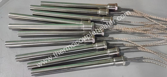 Os SS parafusam o cartucho Heater For Water Heating da imersão da tomada