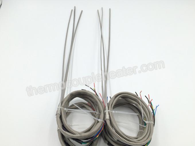 hot runner coil heater with thermocouple J / K 150mm stainless steel sheath