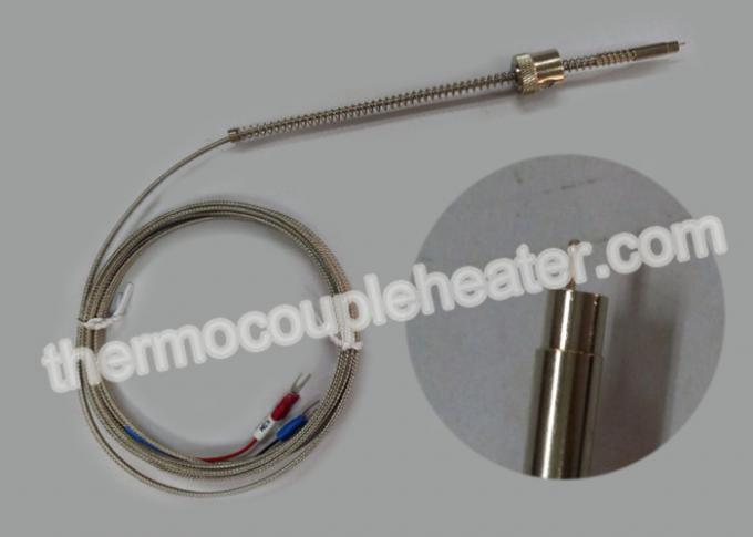 Tipo personalizado RTD de K do par termoelétrico com fio de ligação de aço inoxidável, 12-480V