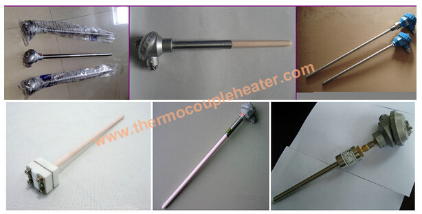 tipo RTD de 0~1600C S do sensor de temperatura do par termoelétrico com proteção cerâmica