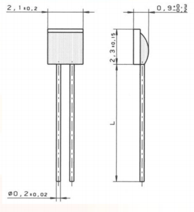Precisão alta do tipo da importação da RTD do sensor de temperatura do elemento do filme fino PT100