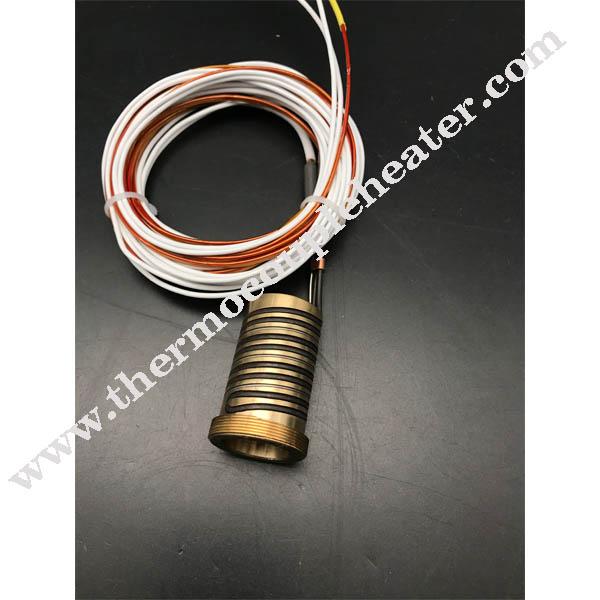 Calefator de faixa de bronze elétrico do bocal do calefator da mola de bobina