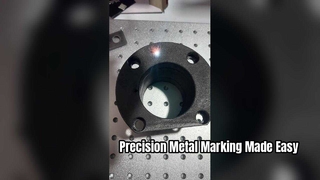 Máquina de marcação a laser de fibra 20W para gravação em metal de precisão